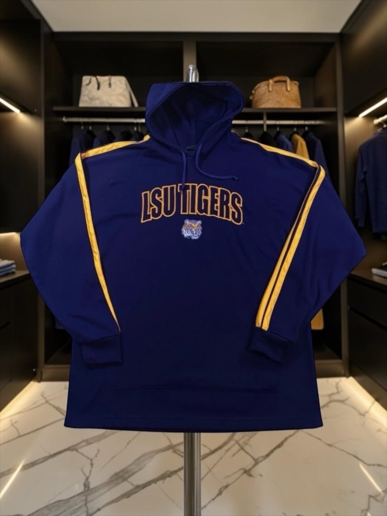 Lsu Tigers Navy And Gold Men's Hoodie